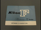 Nikon F Manuals